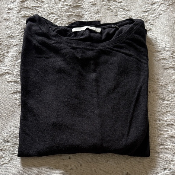 Vince Black Long Sleeve Women's Top Gently Loved S Soft Pima Cotton - Picture 8 of 8